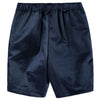 Navy Velvet Shorts